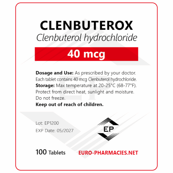 Clenbuterox (Clenbuterol) - 40mcg/tab