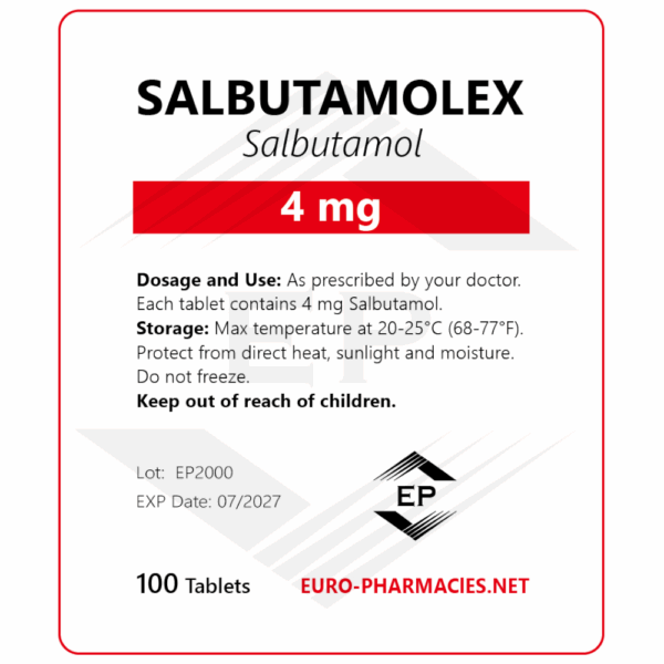Salbutamolex (salbutamol) - 4mg/tab