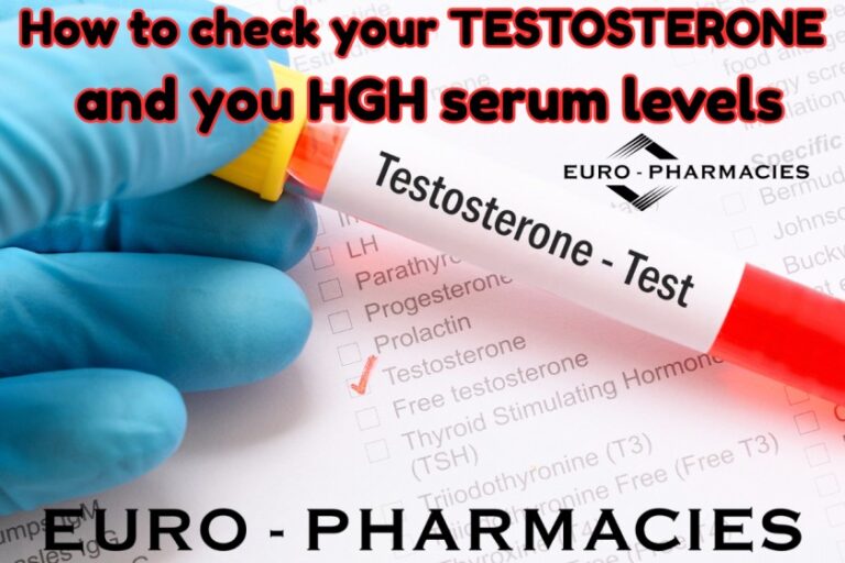 How to check your HGH and TESTOSTERONE serum levels