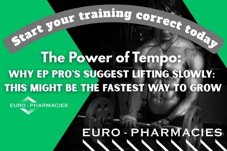 Athlete performing squats as part of hypertrophy training