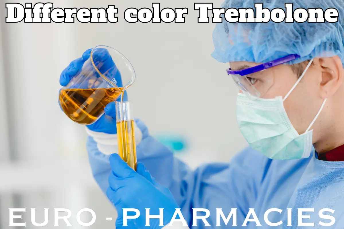 Home 19 different color trenbolone vials and purity comparison