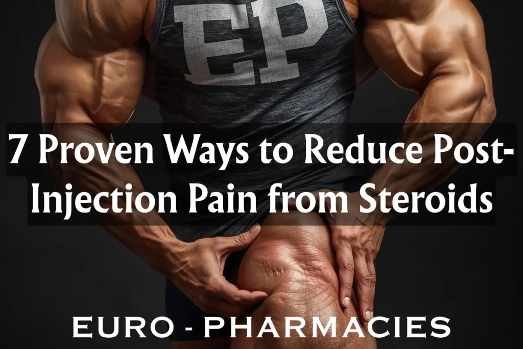 Healthcare professional administering a steroid injection using proper injection technique to minimize pain
