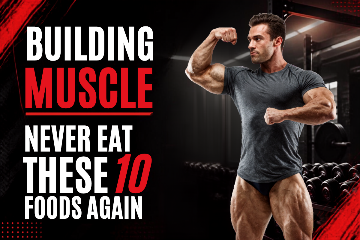 Building Muscle? Never Eat These 10 Foods Again